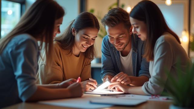 Dynamic commercial branding video production scene